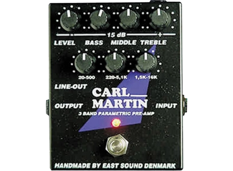 Carl Martin 3 Band Parametric Pre-Amp 